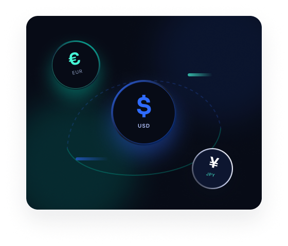 Forex Currencies 3D Artwork